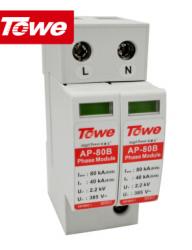 同為（TOWE）B級80KA2P防雷防浪涌/電涌保護器SPD工業(yè)家用